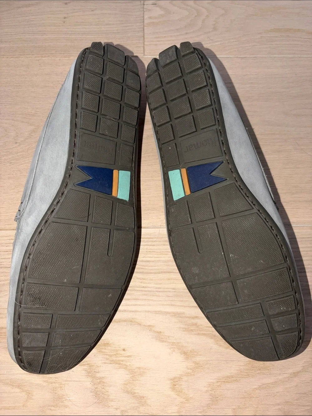 Men’s Riomar Driver Loafer Size 12 - Grey Natural Leather